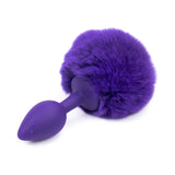 Rabbit Anal Plug with Furry Tail – Silicone Buttplug for Adults