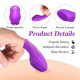 Finger Vibrator for Women – G-Spot and Clitoral Stimulator Massager