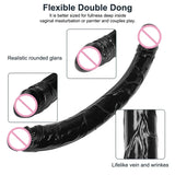 Realistic Double-Ended Flexible Dildo for Women